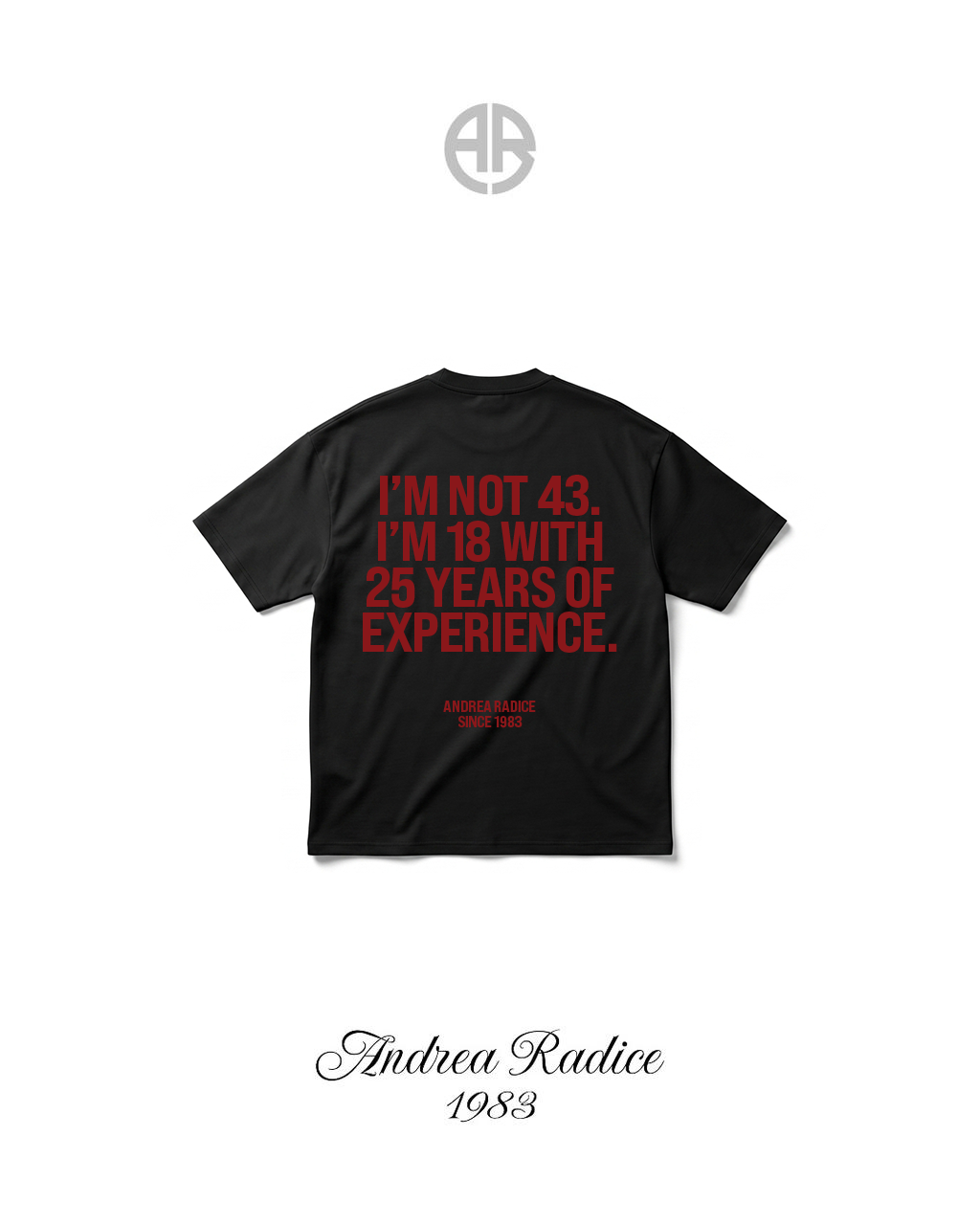 T shirt Oversize Im Not 43