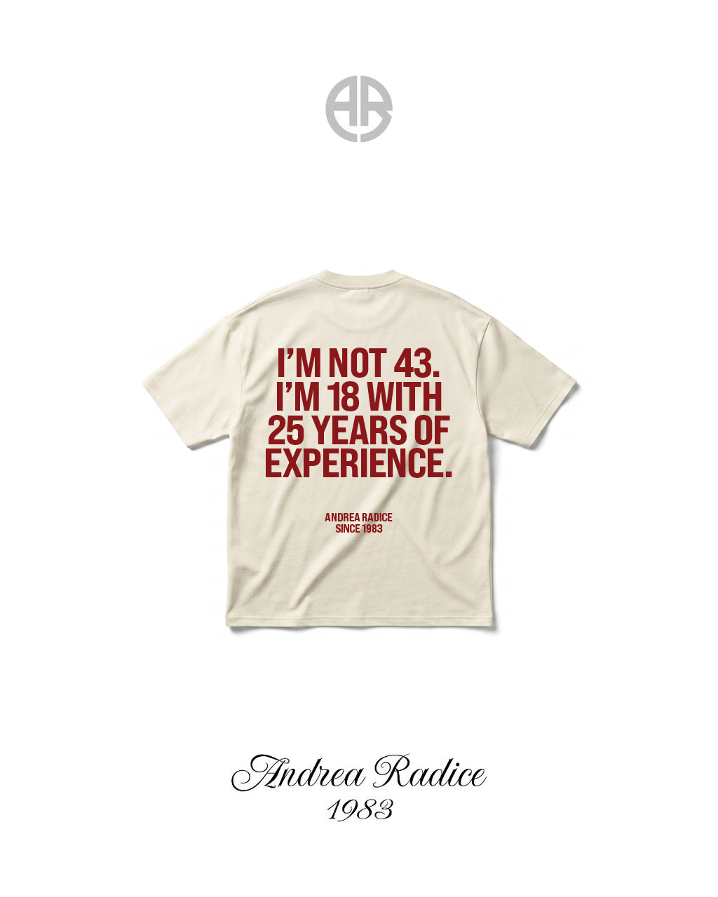 T shirt Oversize Im Not 43