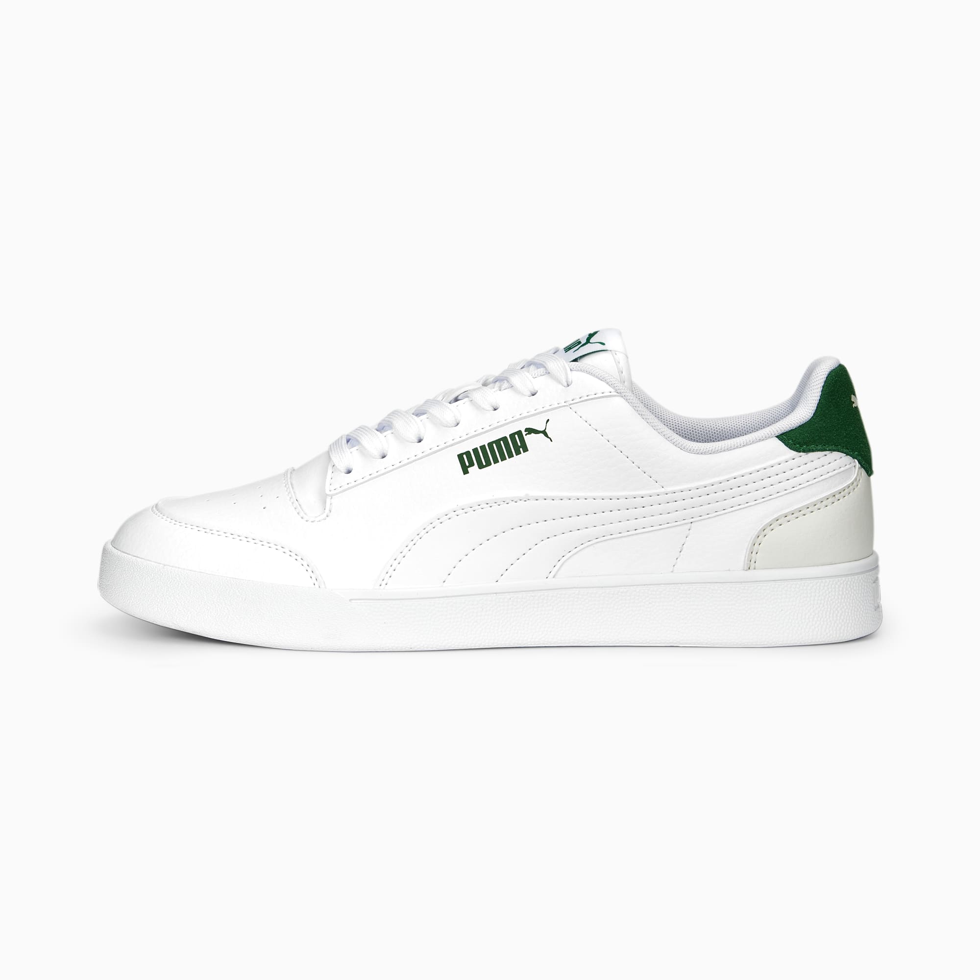 Puma Shuffle Puma White Gray Green