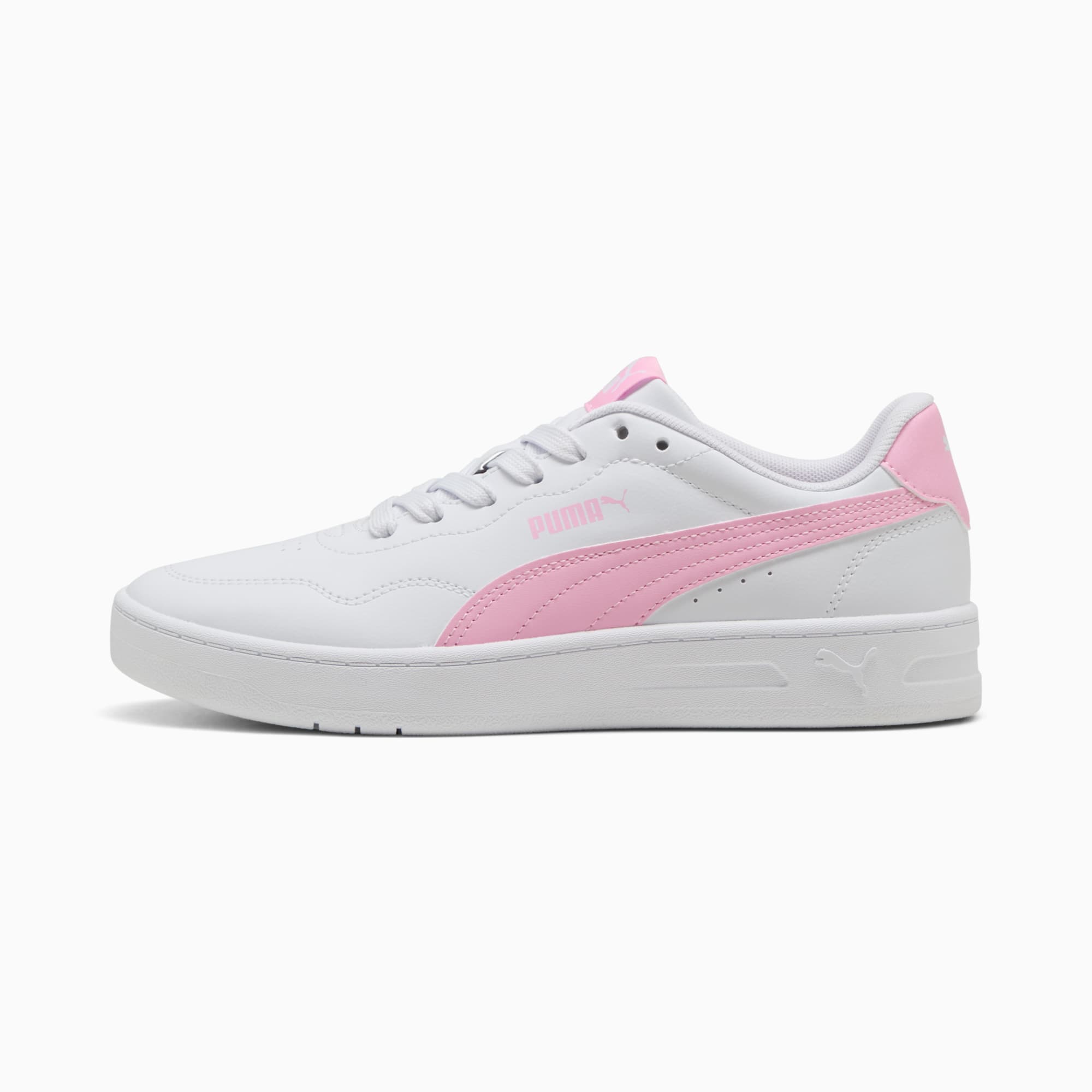 Puma Court Lally jr White-poised Pink Girls