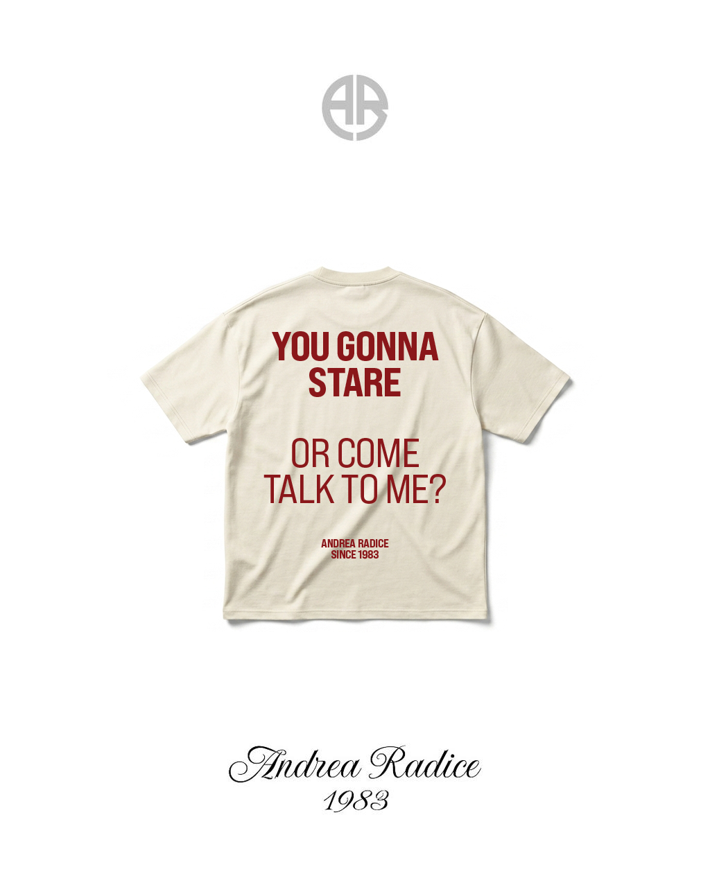 T shirt Oversize You Gonna Stare