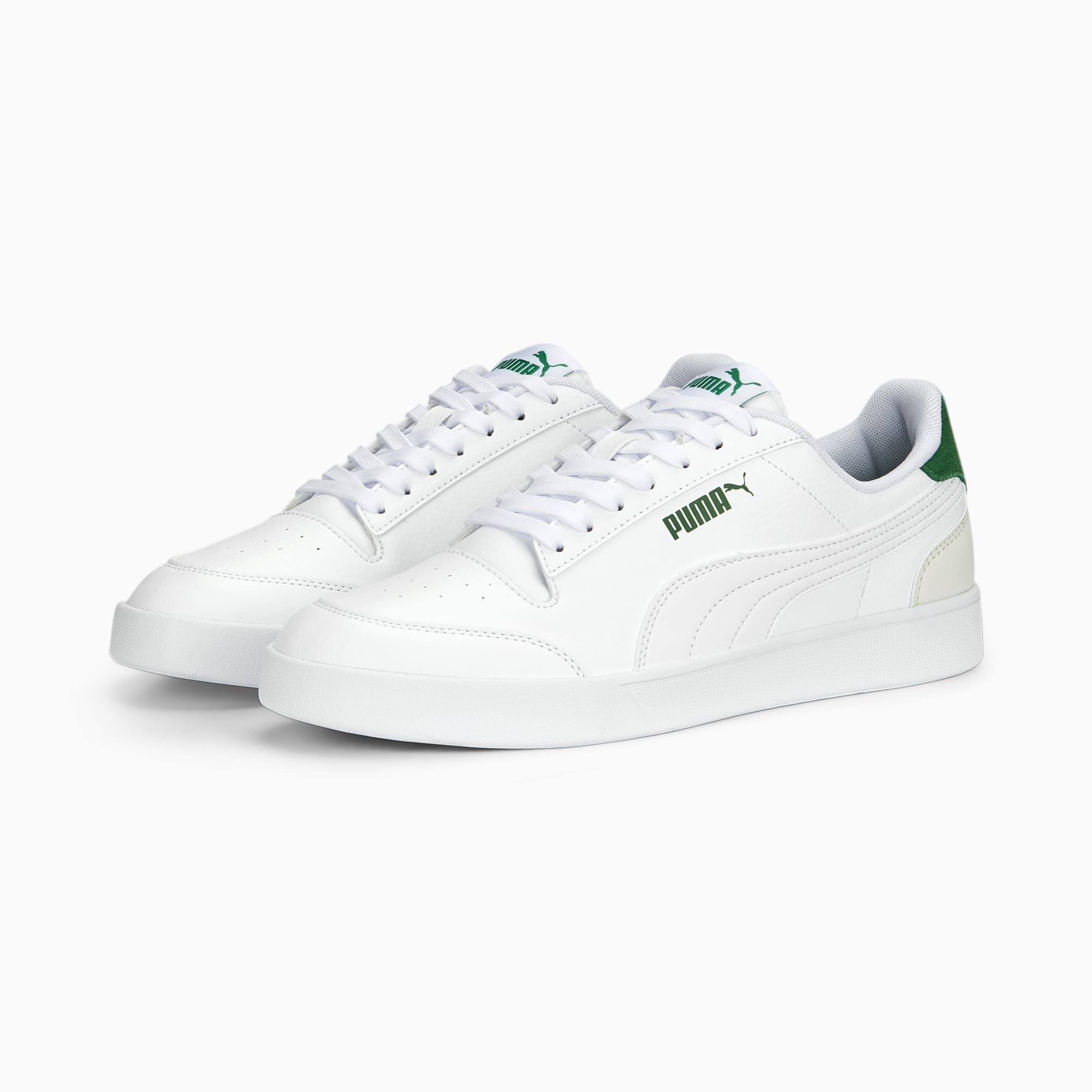 Puma Shuffle Puma White Gray Green