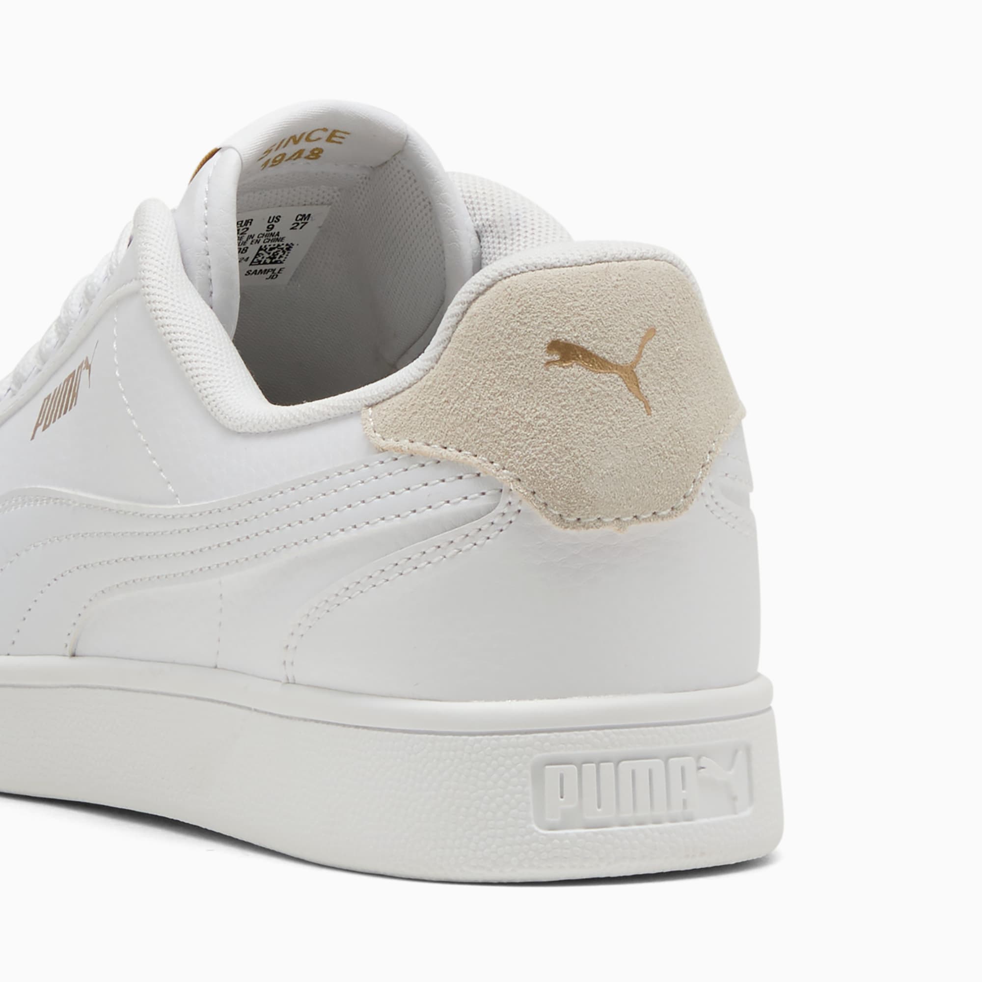 Puma Shuffle Downtown Lo jr Puma White Puma White Gold