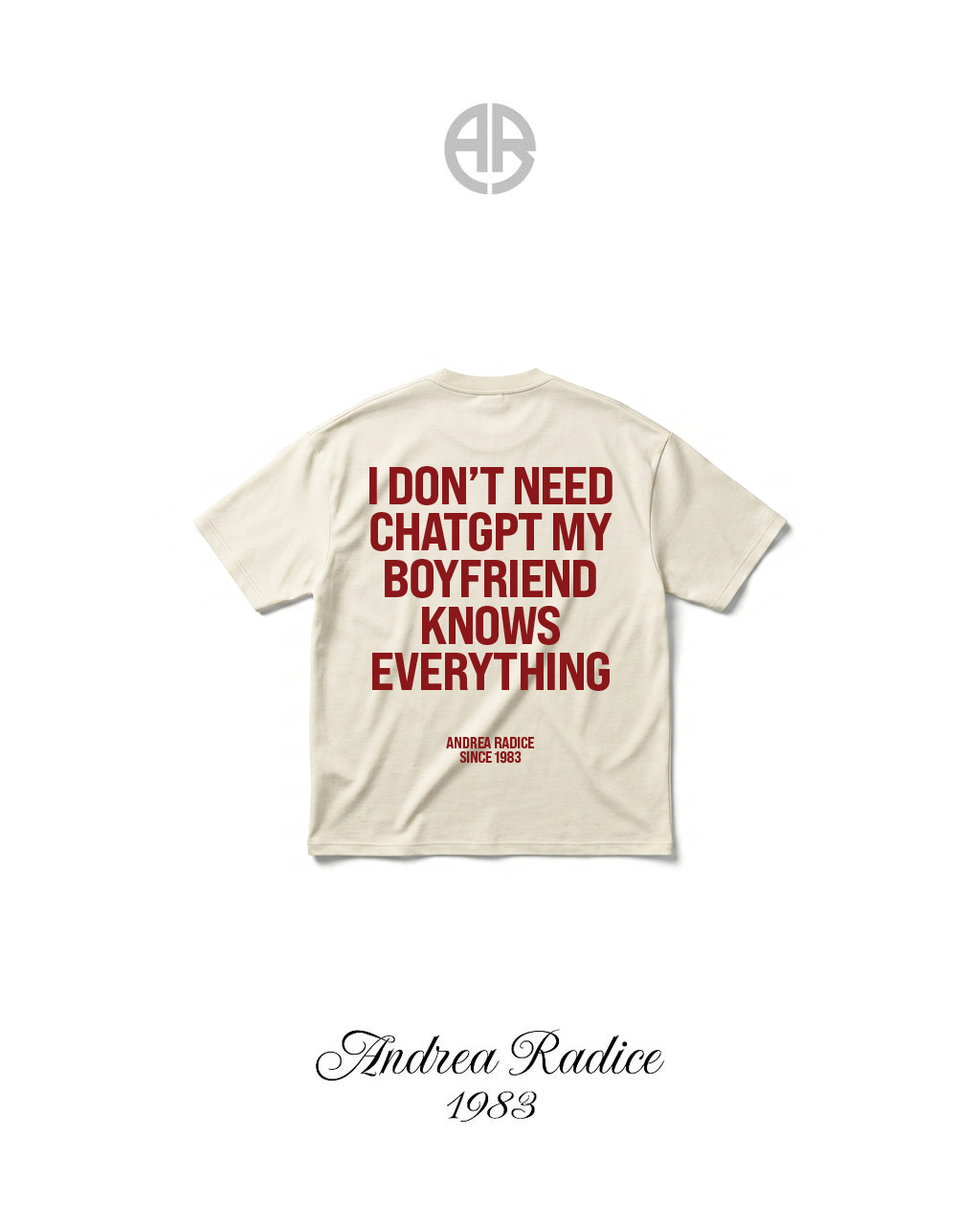 T shirt Oversize I Dont Need Chatgpt