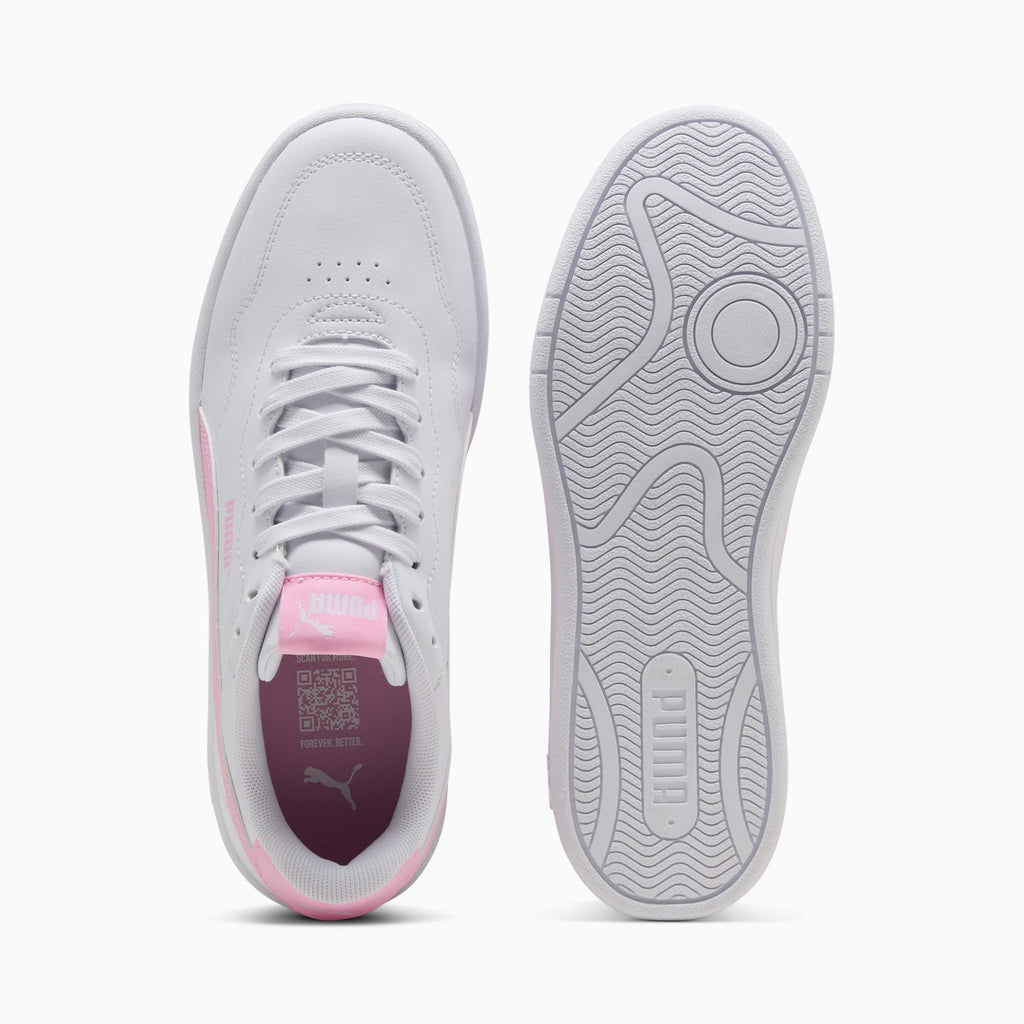 Puma Court Lally jr White-poised Pink Girls