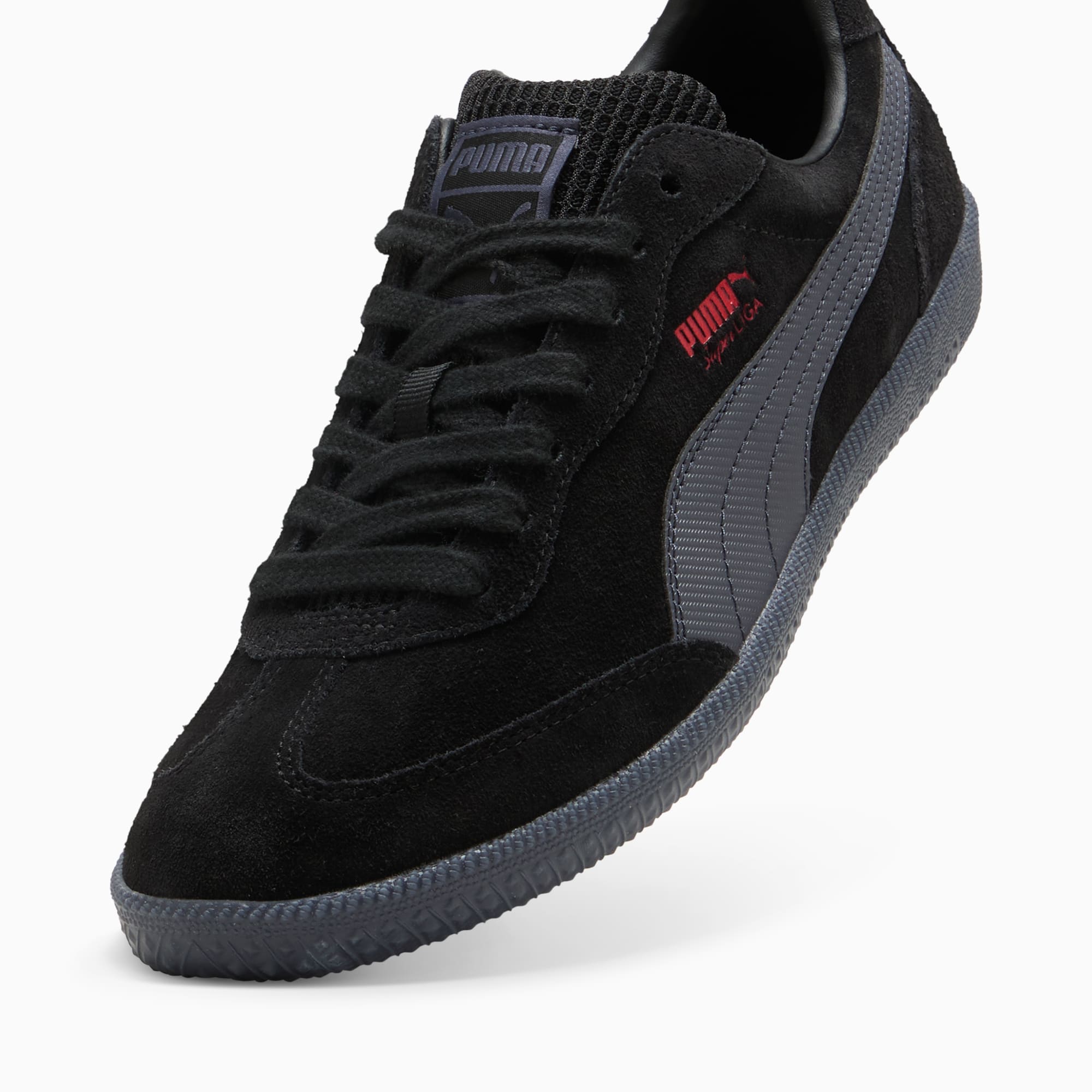 Puma Super Liga og Retro Kuro P.black-galacgray-activered
