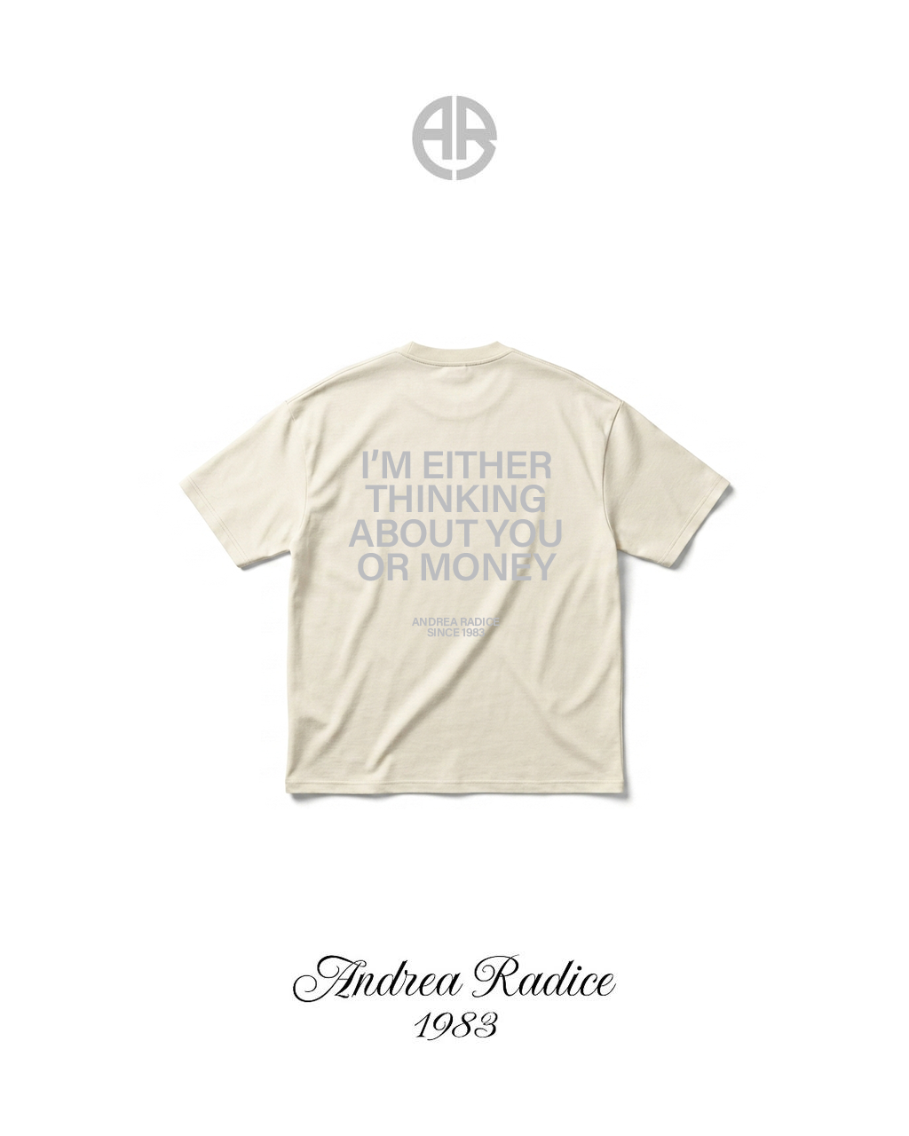 T shirt Oversize Im Either Thinking About You Or Money