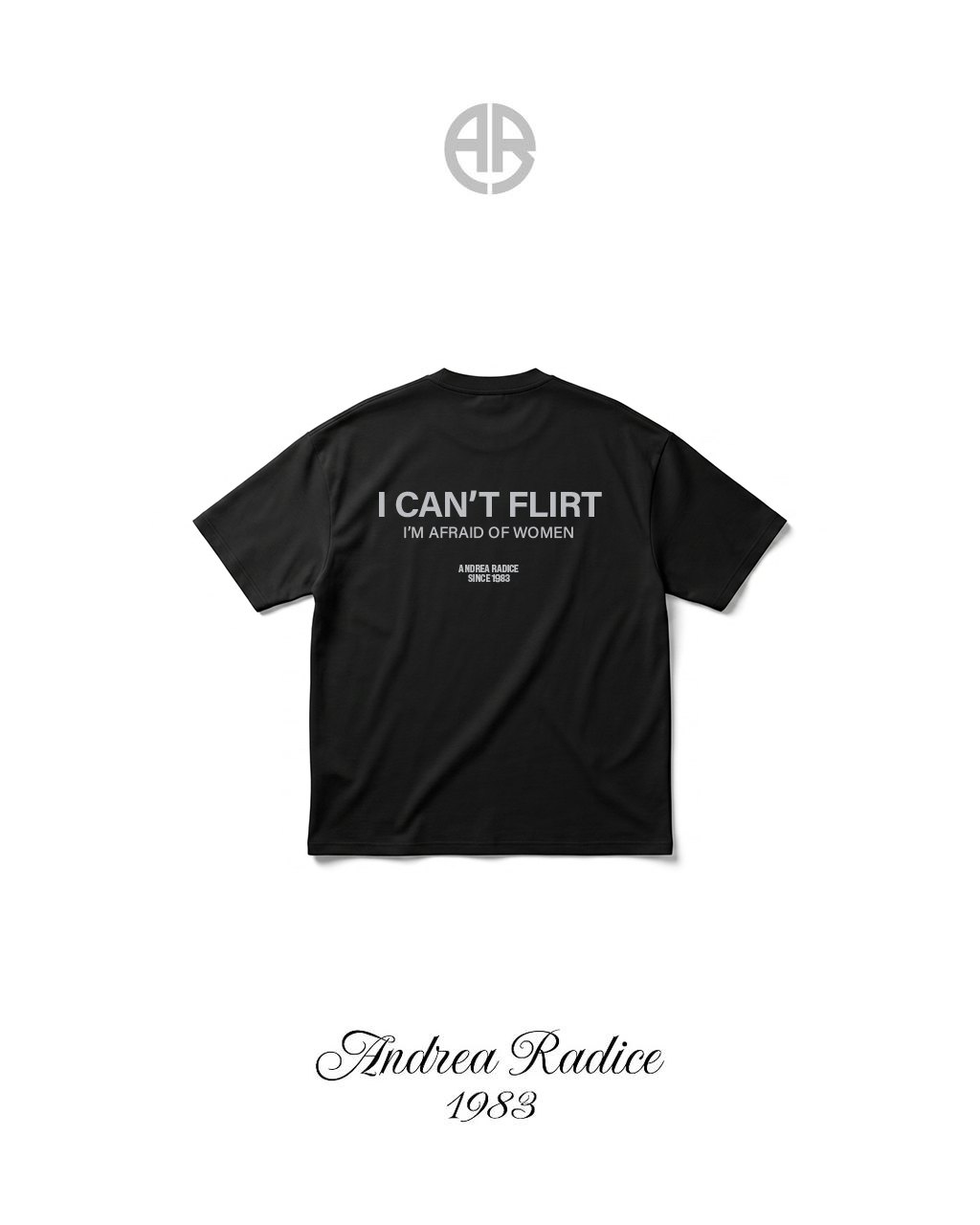T shirt Oversize I Cant Flirt
