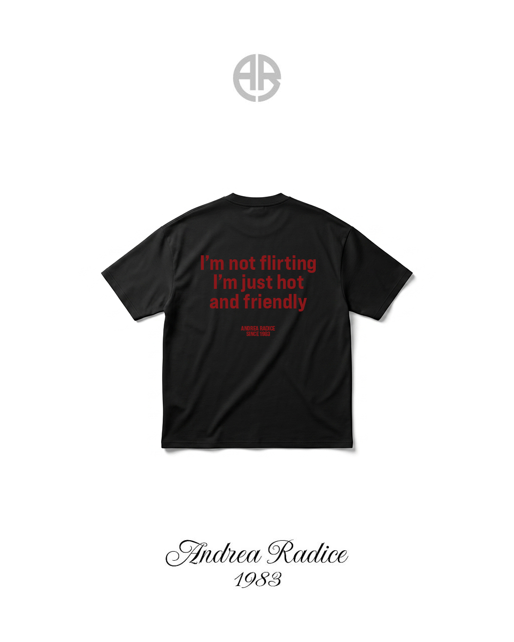T shirt Oversize Im Not Flirting