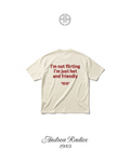 T shirt Oversize Im Not Flirting
