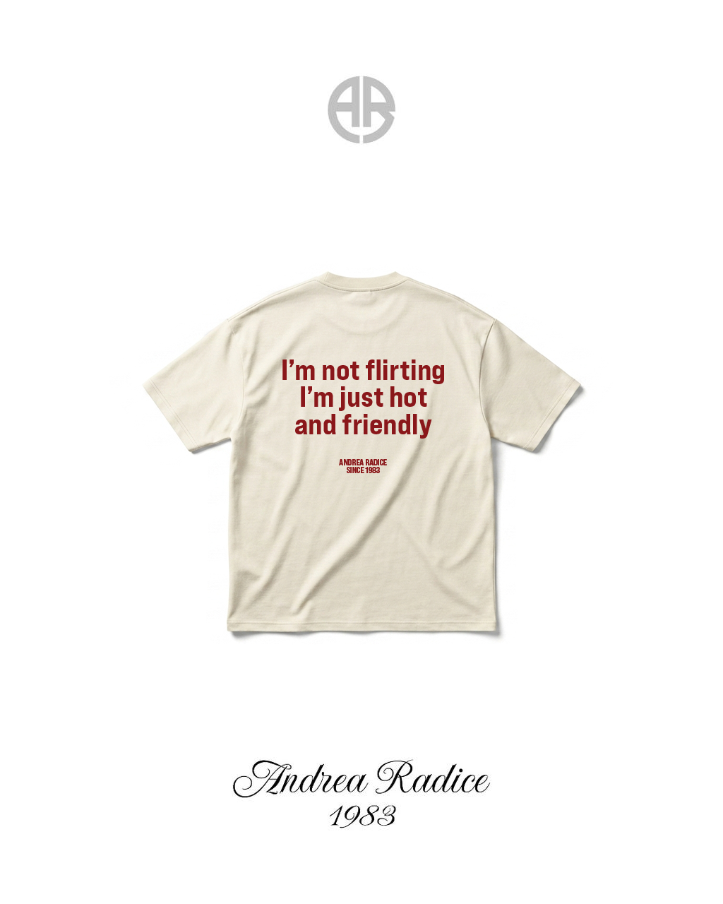 T shirt Oversize Im Not Flirting