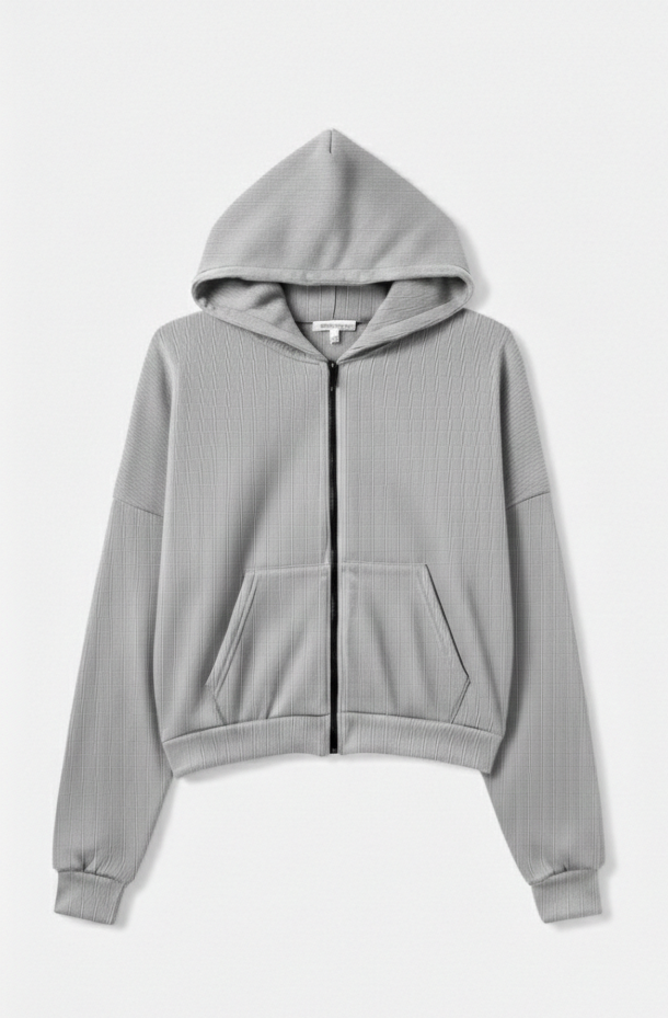 Essence Velour Zip-Hoodie