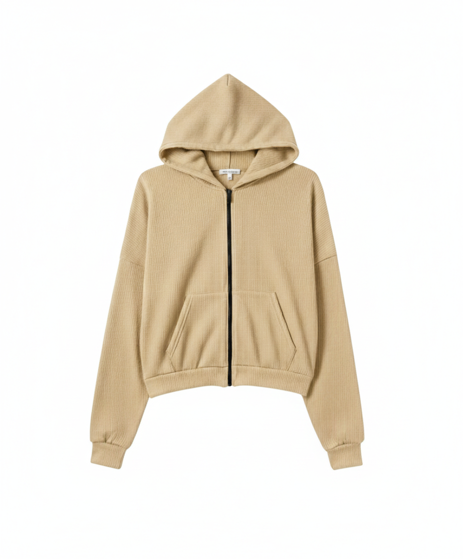 Essence Velour Zip-Hoodie