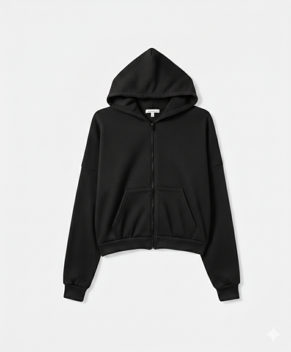 Essence Velour Zip-Hoodie