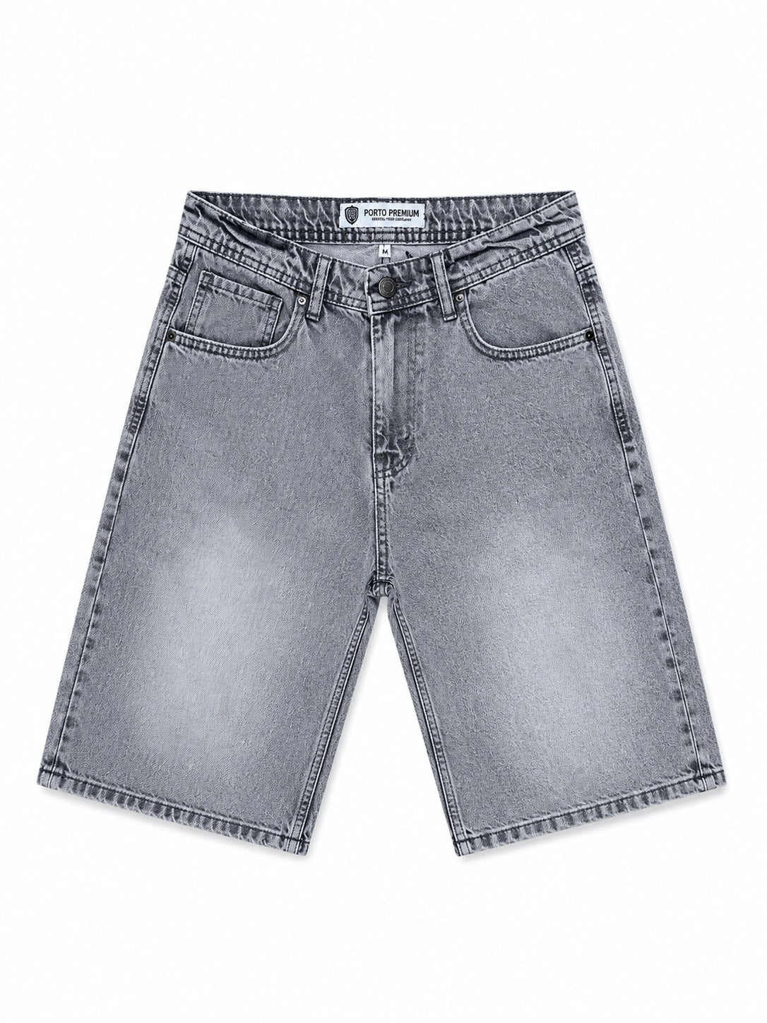 Baggy Jean short Gray
