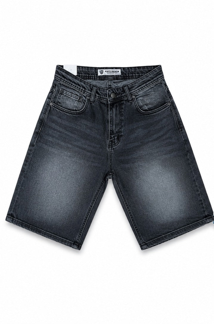 Baggy Jean short Black