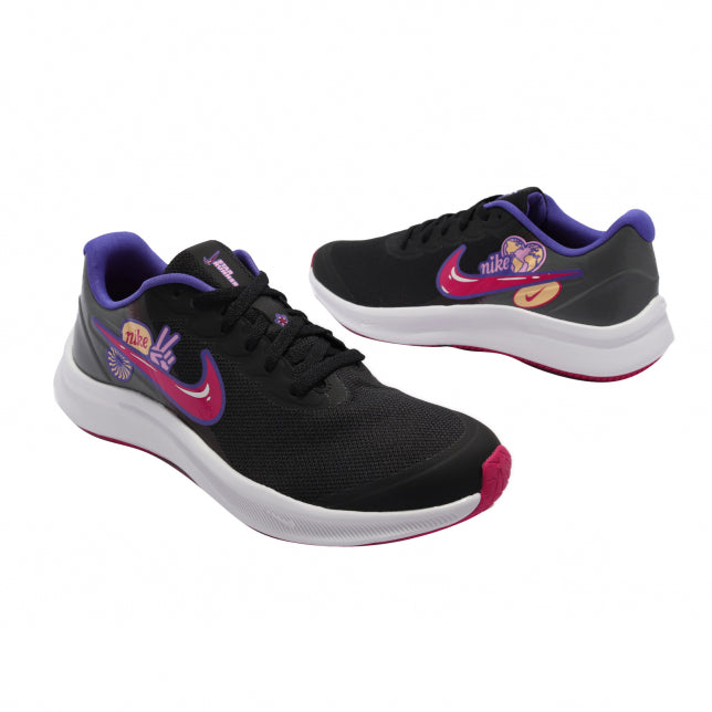 Nike Star Runner 3 se (gs) Black Very Berry-lapis